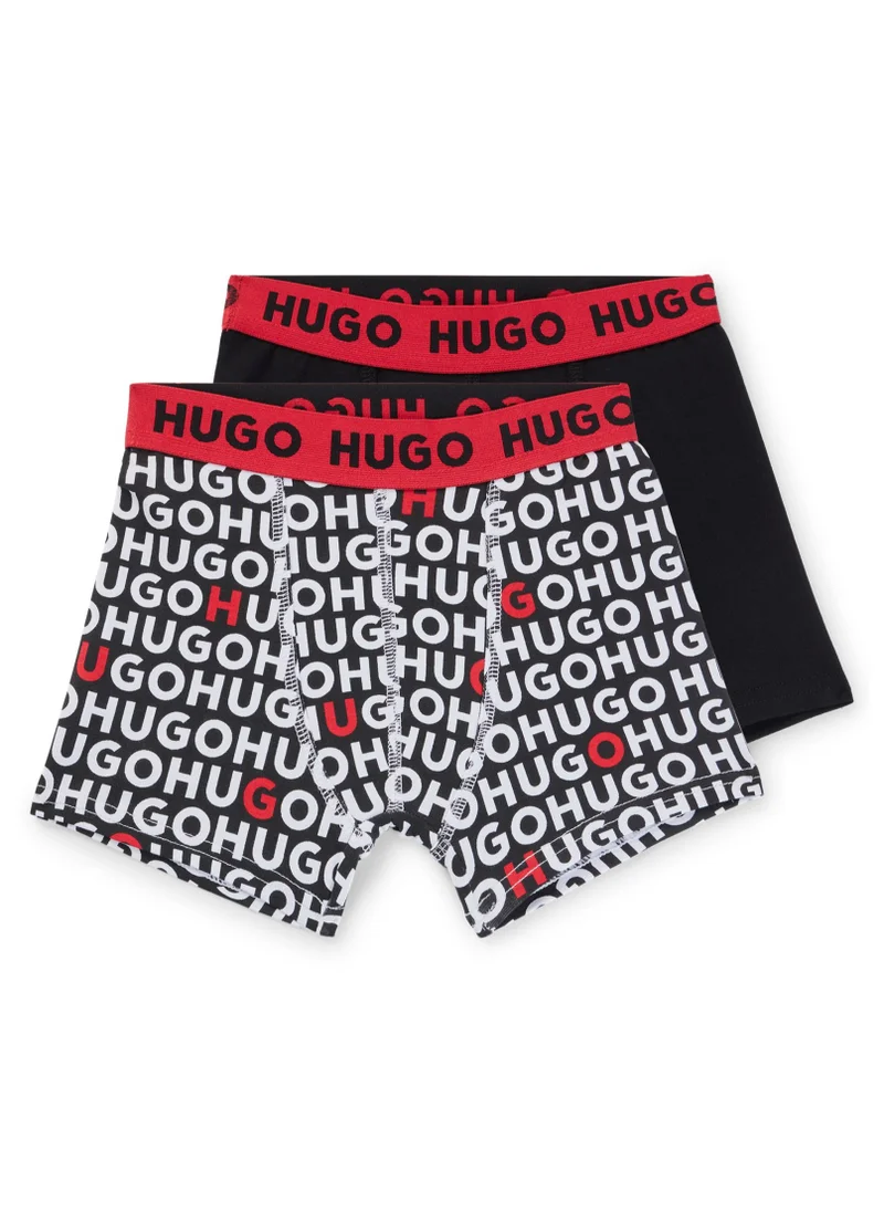 BOSS 2 pack Kids Logo Boxers