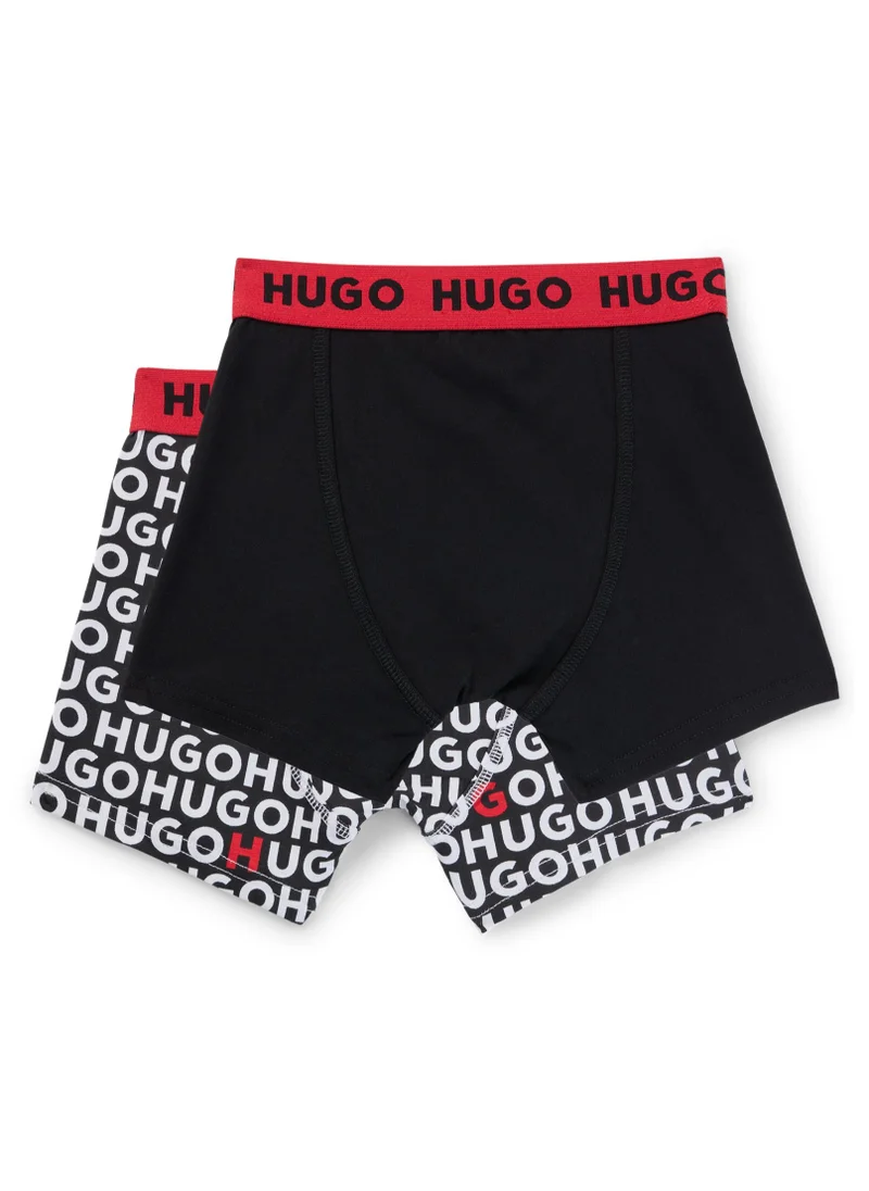 BOSS 2 pack Kids Logo Boxers