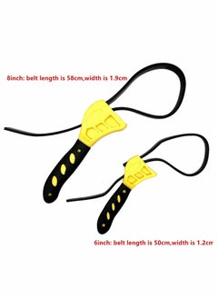 Y&D Rubber Strap Adjustable Wrenches 2 Piece Multi Tool Universal Wrench Use for Any Shape Opener  - Image 5