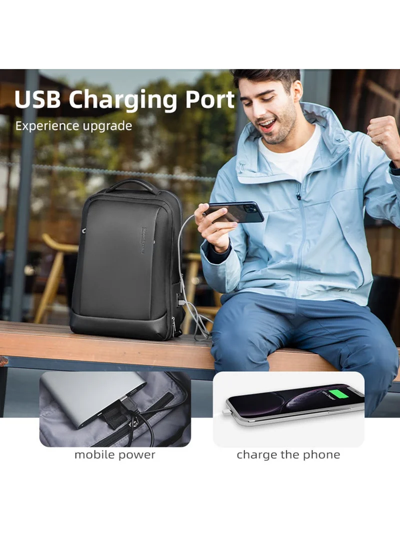 مارك رايدن حقيبة ظهر مارك رايدن 1927 مقاومة للماء للأعمال الذكية مع منفذ USB