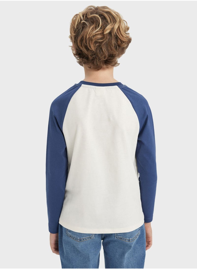 DeFacto - Boy Regular Fit Long Sleeve T-Shirt - Image 1