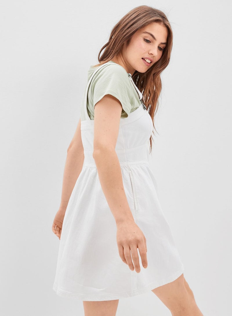 Strappy Button Detail Dress