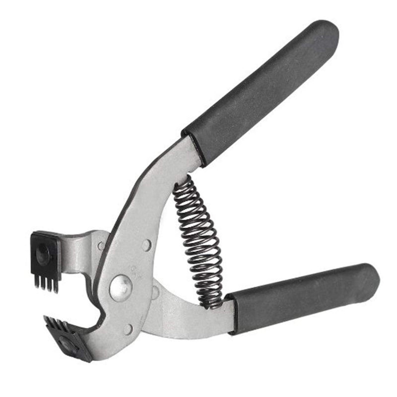 Leather Stitching Hole Punch Plier Clamp Cutter Leather Hand Pliers Leather Punch Tool for Belts Straps Saddles Fabric Leather DIY Craft 4 Prong