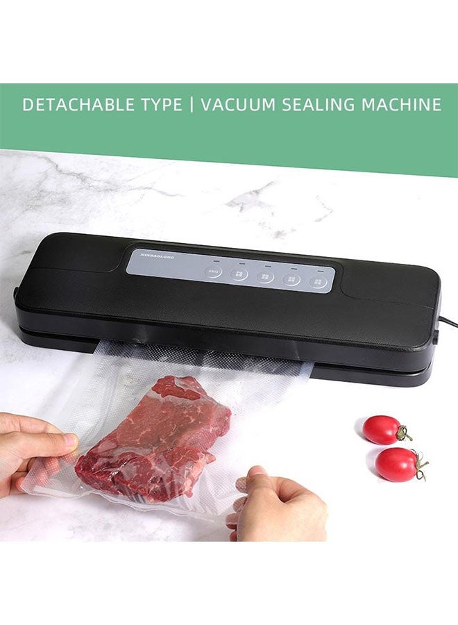 Vacuum Sealer Machines Equipped With 10 Vacuum Sealed Bags Automatic Heat Sealing Machine for Food Packing&Fresh-keeping  Vacuum Sealer with Dry Moist Modes Digital Display Detachable Cleaning - Image 3