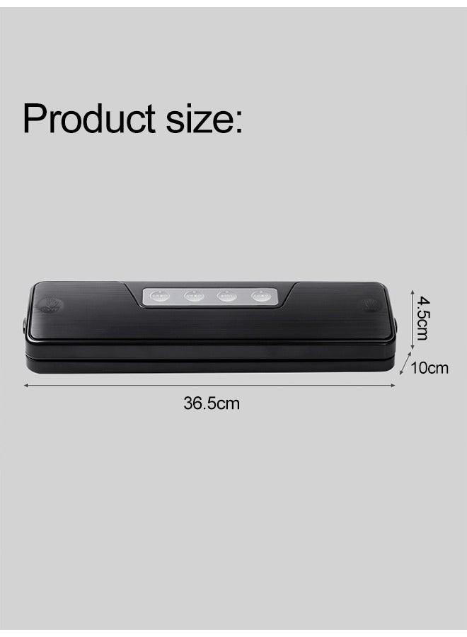 Vacuum Sealer Machines Equipped With 10 Vacuum Sealed Bags Automatic Heat Sealing Machine for Food Packing&Fresh-keeping  Vacuum Sealer with Dry Moist Modes Digital Display Detachable Cleaning - Image 2