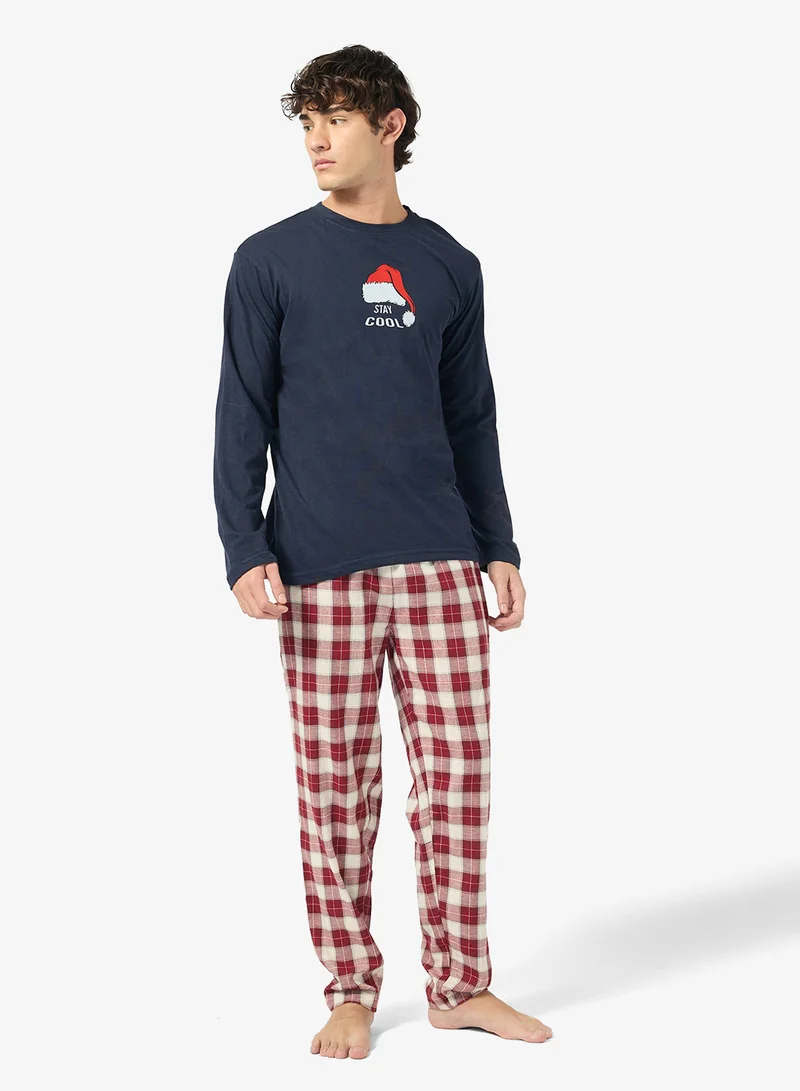 Nightwear T-Shirt & Pants Set