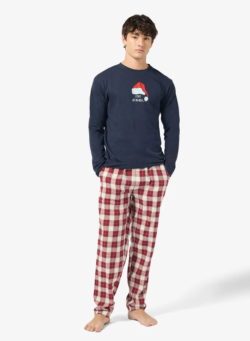 Seventy Five Nightwear T-Shirt & Pants Set