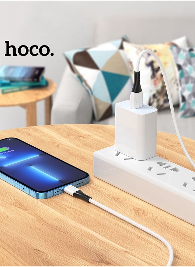 hoco. X82 iP silicone charging data cable  - Image 4