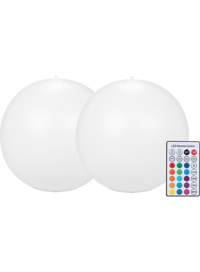 NIBEMINENT 2-Piece Inflatable Ball Lights Multicolour - Image 1