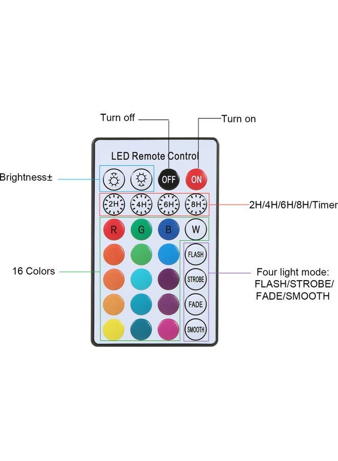 NIBEMINENT 2-Piece Inflatable Ball Lights Multicolour - Image 5