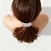 Xiwstar 3Pcs Fashion Elastic Scrunchies Rhinestone Hair Ties Ponytail Holder Headband Hair Accessories for Women Girls Hair Bands - Image 3