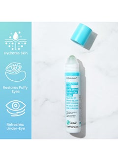 masque Bar masque BAR My Ingredients Hydrating Under Eye Serum with 360° Jade Stone Roller, Niacinamide & Hyaluronic Acid Treats Eye Puffiness, Dark Circles- Instant Wrinkle Remover -Revitalize Tired Skin-20ml  - Image 5
