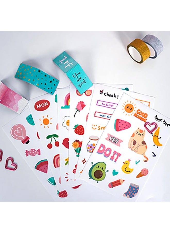 Daytoyz مجموعة دفتر يوميات افعلها بنفسك للفتيات، مجموعة لوازم ألبوم القصاصات، مجموعات فنون وحرف لطيفة للأطفال المراهقين، دفاتر شخصية لصنع الأشياء، هدية قرطاسية إبداعية للفتيات المراهقات - Image 4