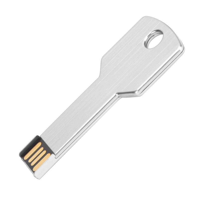 USB Flash Drive High Capacity Fast Transmission Key Shape Design - Durable Computer Car U Disc for Storing Files Photos Videos - Image 2