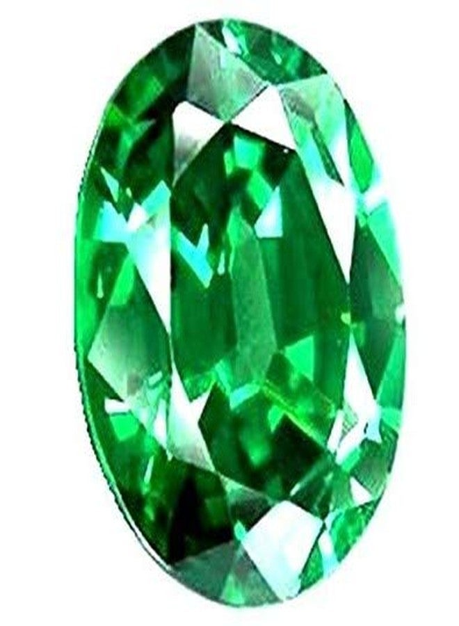 TheGalaxy 5.45 Carat Zambian Emerald (Panna) Natural & Unheated with Deluxe Quality Gemstone Certified by One of The Reputed Laboratory - Image 2