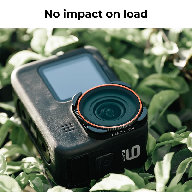 K&F Concept 4-Pack Lens Filter ND8 ND16 ND32 CPL Compatible for GoPro Hero12 /Hero11 /Hero10 /Hero 9 Black, Neutral Density & Polarizing Lens Filter Kit Protector for Go Pro 13/12/11/10/9 Accessories - Image 5