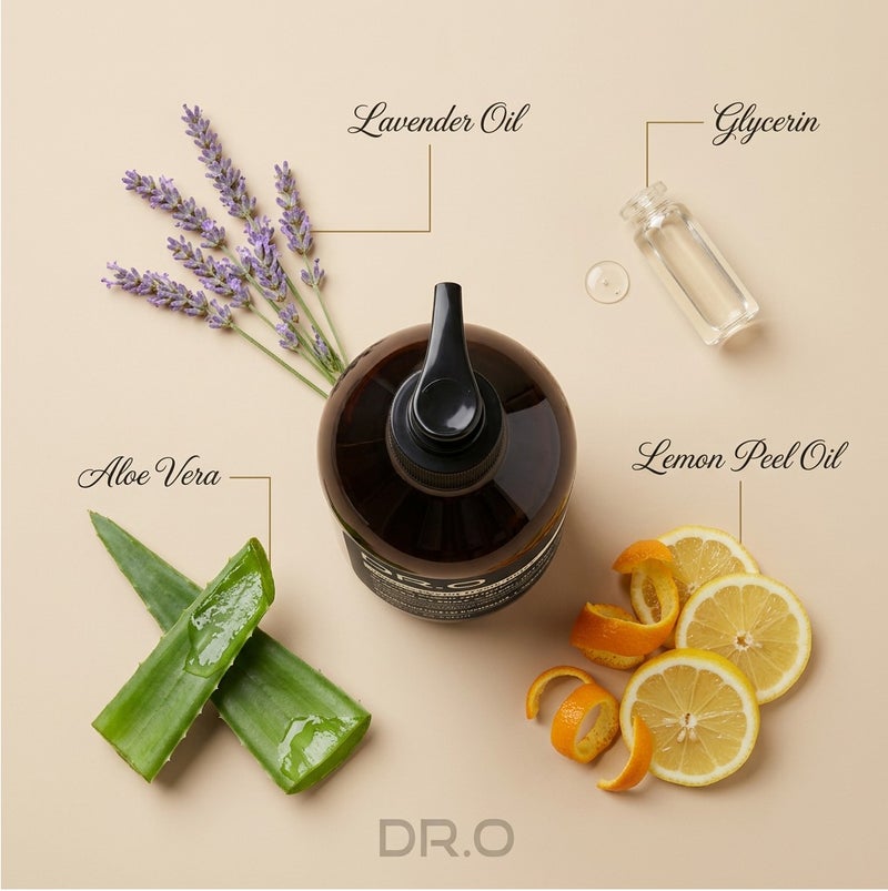 DR.O Premium Antibacterial Hand Wash | Aromatic Elixir | 500ml | Liquid Soap Enriched with Natural Moisturizers | pH-Balanced Hydrating Formula Cleanses & Softens Skin | French Formulation & UAE Made - Image 2