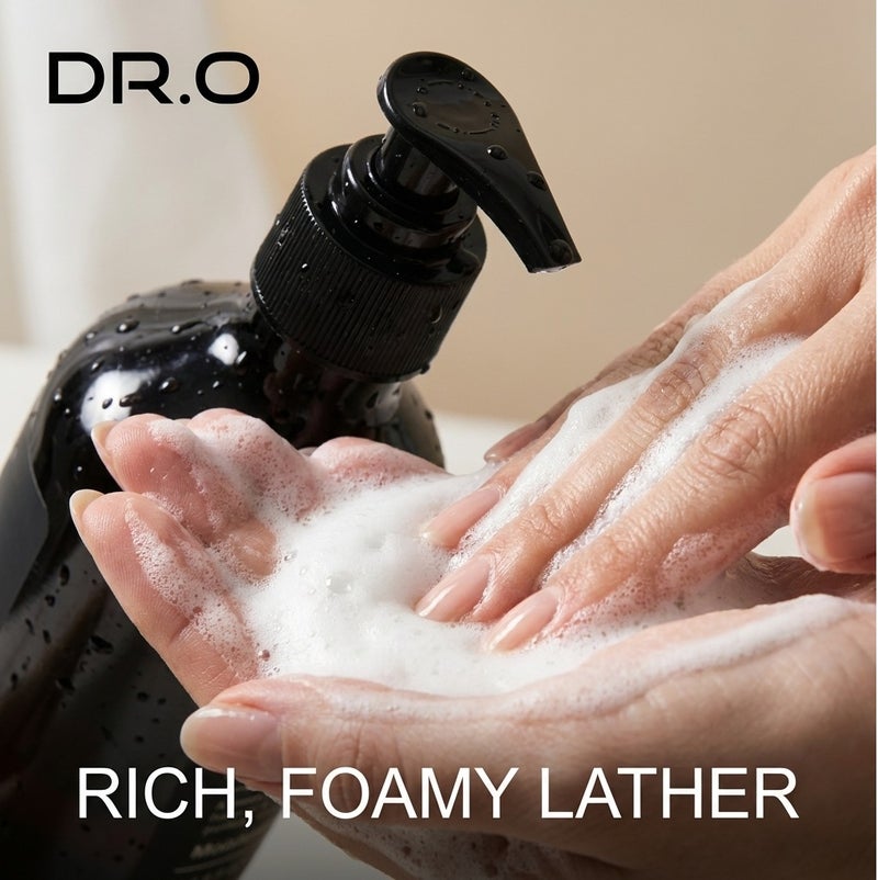 DR.O Premium Antibacterial Hand Wash | Aromatic Elixir | 500ml | Liquid Soap Enriched with Natural Moisturizers | pH-Balanced Hydrating Formula Cleanses & Softens Skin | French Formulation & UAE Made - Image 5