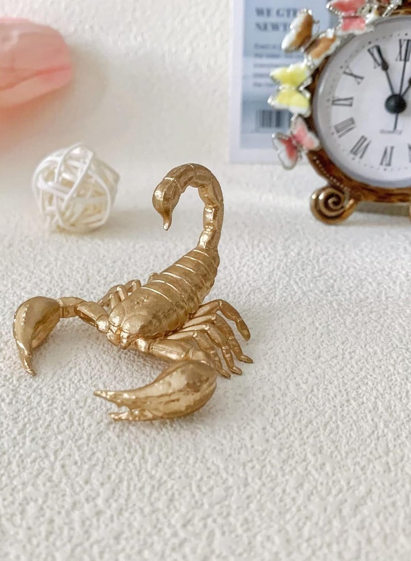My Pumpkin Gold Scorpion Figurine Home Decor Solid Metal Scorpion Centerpiece Decoration - Image 5
