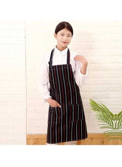Kitchen Cooking Aprons Adjustable Bib Soft Chef Apron with 2 Pockets for Men Women