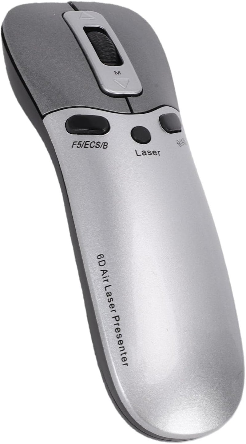 Yoidesu Air Mouse, WirelessPresentationClicker, Handheld PPT Remote Control for Computer Laptop Classroom Working, Operational Range up to 15 Meters, Plug and Play - Image 1
