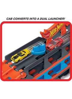 Speedway Hauler Storage Carrier With 3 1:64 Scale Cars & Convertible 6Foot Drag Race Track For Kids 4 To 8 Years Old Stores 20+ Cars & Connects To Other Playsets Hgh33 - pzsku/Z369AA9FA5E66B5A5391AZ/45/_/1722596206/9b1c1eff-d30e-4fbd-9d65-956f10334cc6