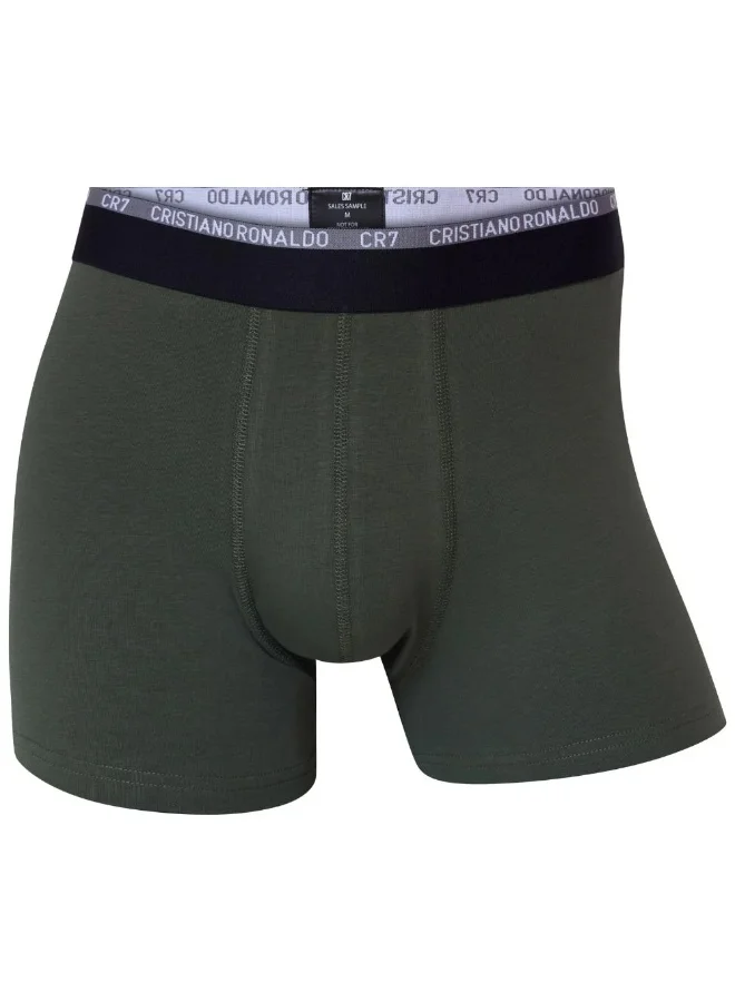 CR7  CR7 Men’s Basic Trunk Underwear 3-Pack Multicolor – Cotton Stretch Trunks, Breathable Comfortable Everyday Innerwear  | Best Price UAE