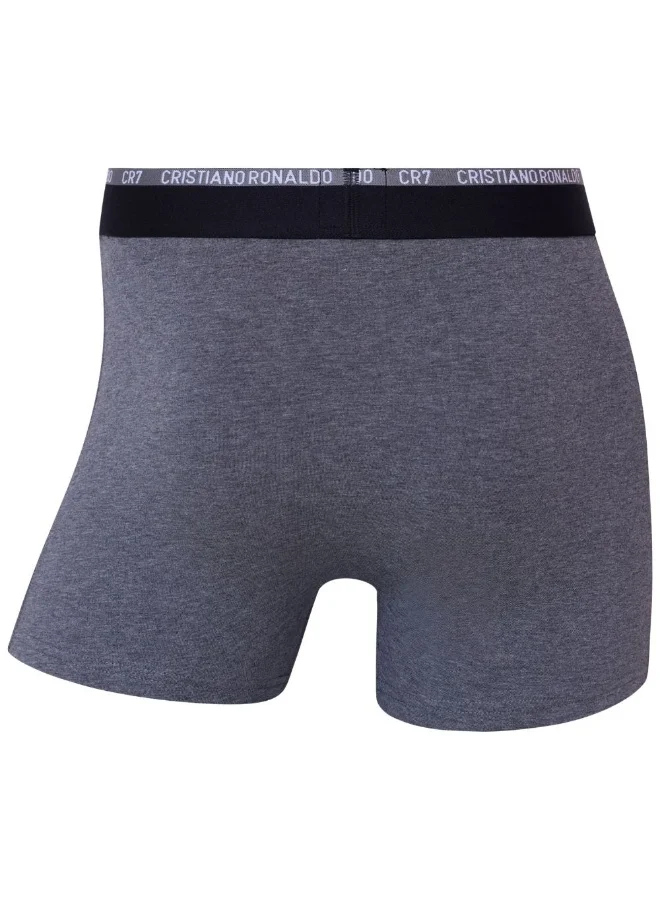 CR7  CR7 Men’s Basic Trunk Underwear 3-Pack Multicolor – Cotton Stretch Trunks, Breathable Comfortable Everyday Innerwear  | Best Price UAE