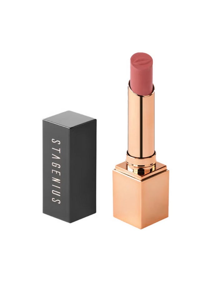 STAGENIUS Long Wear Matte Silky  Moisturizing  Lipstick #06 VIN ROUGE - Image 2