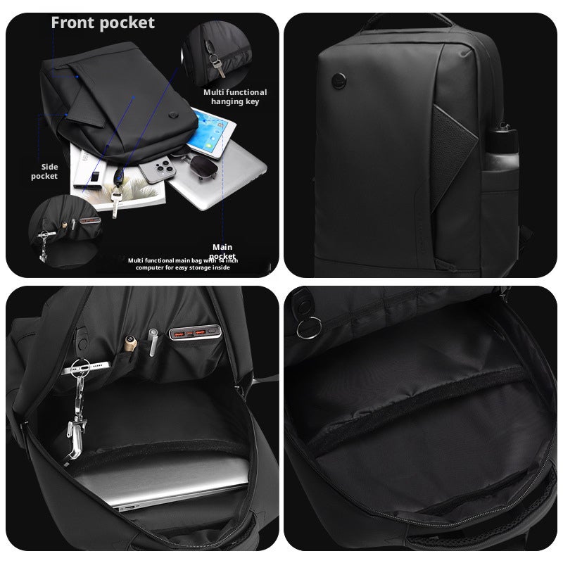 WEPOWER Men's Laptop Backpack, Large Capacity, Commute Business Casual - Image 4