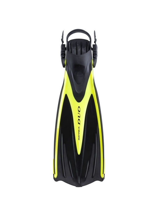 TUSA Sf0102 Imprex Duo Scuba Diving Fins Medium Flash Yellow - Image 1