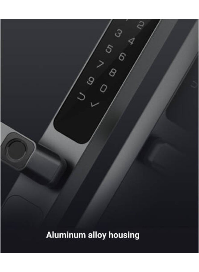 إيزفيز EZVIZ DL06 Pro Smart Fingerprint Door Lock, Lift-Up Lock Body Type, IP65 Weather Proof, 2.4GHz Wi-Fi, Bluetooth, 1450 mAh Rechargeable Lithium Battery, Metallic Grey | CS-DL06-R101-WBCP-GR(M) - Image 3