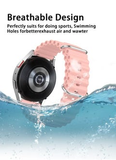 X-level 22MM HUAWEI Watch GT3(46mm)/WATCH 3,3 Pro/GT2 Pro Replacement Silicone Straps/Band,Also Fit For Samsung Gear S3 Frontier & S3 Classic/Galaxy Watch 46mm/Galaxy Watch 3(45mm) (Pink)  - Image 4