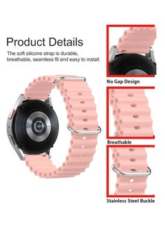 X-level 22MM HUAWEI Watch GT3(46mm)/WATCH 3,3 Pro/GT2 Pro Replacement Silicone Straps/Band,Also Fit For Samsung Gear S3 Frontier & S3 Classic/Galaxy Watch 46mm/Galaxy Watch 3(45mm) (Pink)  - Image 2
