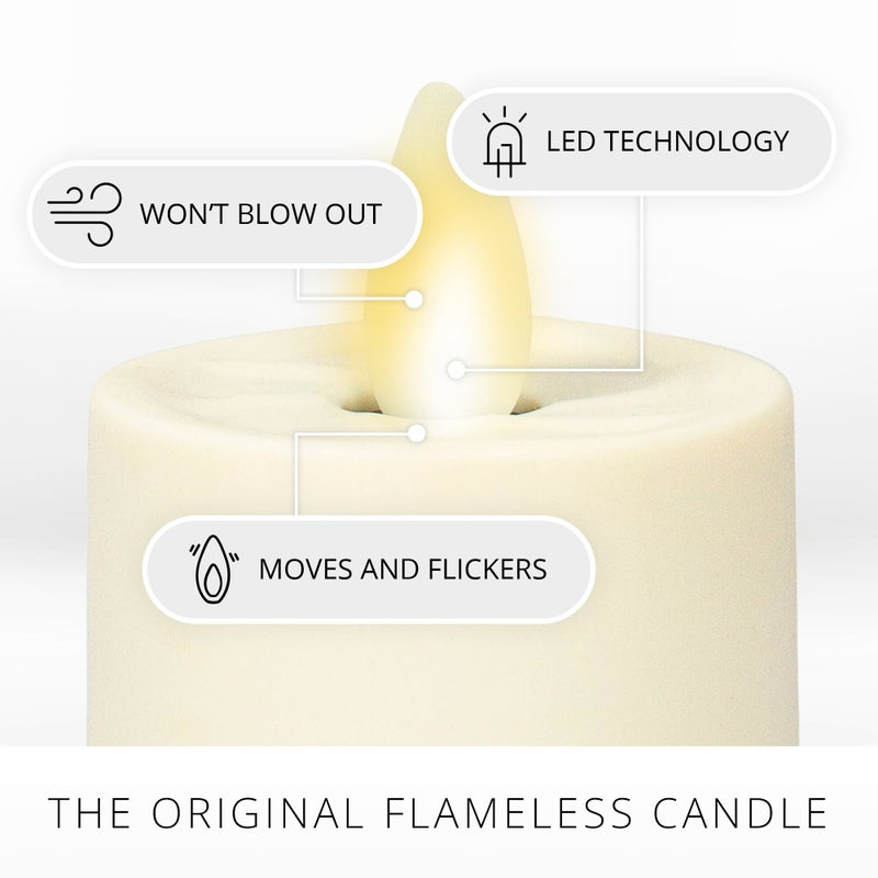Luminara Flameless Candle Nightlight w/Dusk to Dawn Light Dark Auto Sensor, Timeless Taupe Wall Plug Indoor Night LED Light w/Real-Flame Effect Technology, Bathroom Bedroom Hallway, No Remote Needed - Image 5