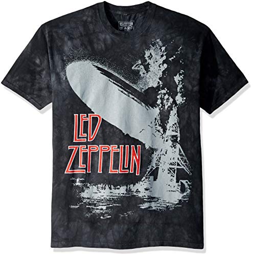 Liquid Blue Men's Led Zeppelin Exploding Zeppelin Short Sleeve T-Shirt,Grey,XX-Large - Image 5