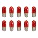 Eponcia 10PCS 194 Bulb T10 Light Bulb 168 W5W 14 Wedge Base 12V 5W Side Marker Dash Turn Light Bulbs Flat Foot Mini Quartz Halogen Width T10 194 2825 License Plate Bulbs Instrument Lights Amber - Image 2