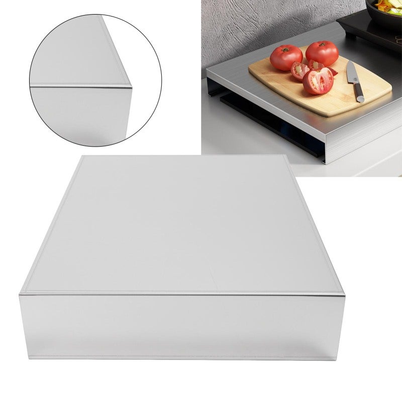 Gas Stove Top Cover 35 X 45 X 7 Cm Thickness 1 Cm Protective Function Stainless Steel Cover - Superior Durability Induction Cooker Stand for Home Kitchens Apartments Small Kitchens RVs - Image 1