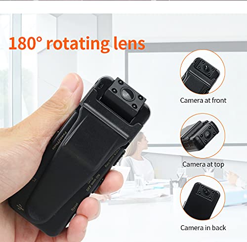 TECHNOVIEW TECHNOVIEW Pocket WiFi 1080P Mini DV Wireless Night Vision Motion Detection Body Worn Camera Indoor Outdoor Video Audio Recorder Long Battery Backup - Image 5