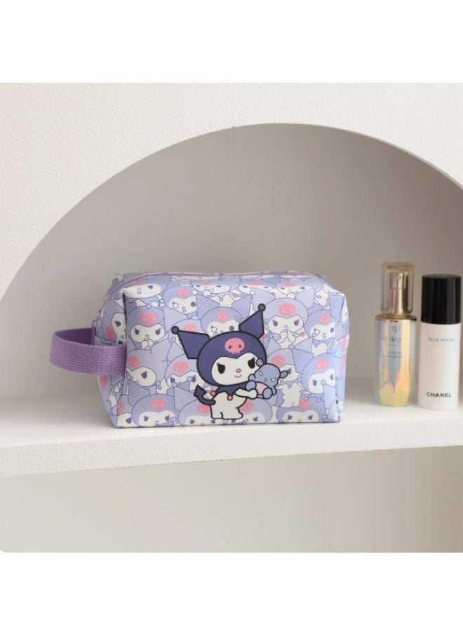 Sanrio Kuromi Zipper Pouch Bag – Cute Purple Sanrio Design with Handle – Multipurpose, Lightweight & Durable - Image 2