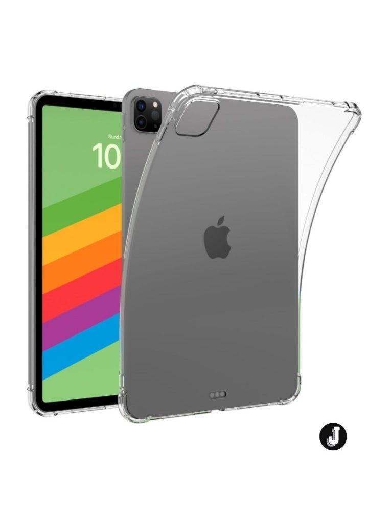 "Clear TPU Case for iPad Pro 13" (2024) – Slim, Shockproof & Scratch-Resistant Protection"