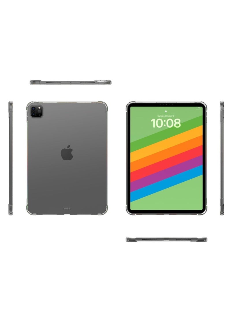 "Clear TPU Case for iPad Pro 13" (2024) – Slim, Shockproof & Scratch-Resistant Protection"