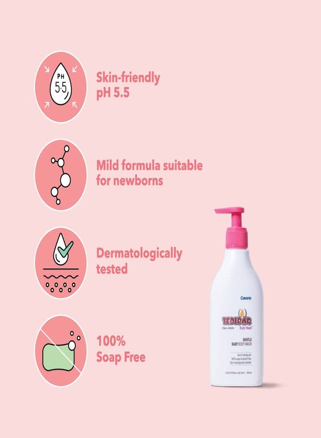 Tedibar Rich Moisturising Baby Body Wash 250ml with Curatio Cream For Baby | Moisturizing Baby Cream For All Skin Types| For Baby'S Soft And Sensitive Skin| | 100G - Image 5