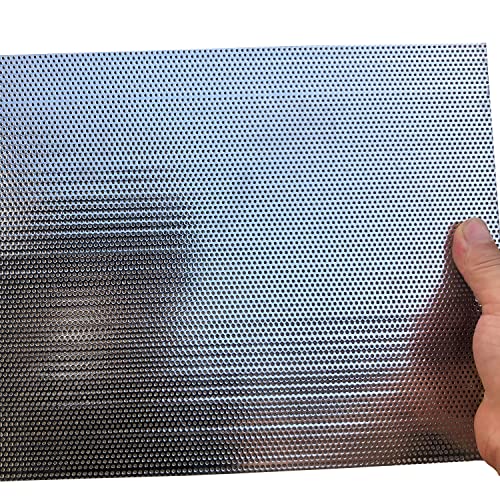 FengYoo Perforated Metal Sheets-Expanded & Perforated Sheets-Stainless Steel Sheet-20GA 0.06" Hole (About 1.5mm) 19.6" X9.8"-Metal Mesh for Ventilation and Fume Filtration - Image 3