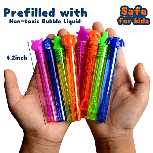 VKTEN 32Pcs Halloween Bubble Wands Mini Bubbles Party Favors for Kids Treat Bag Stuffers Goody Bag Filler Treats Prizes - Image 3