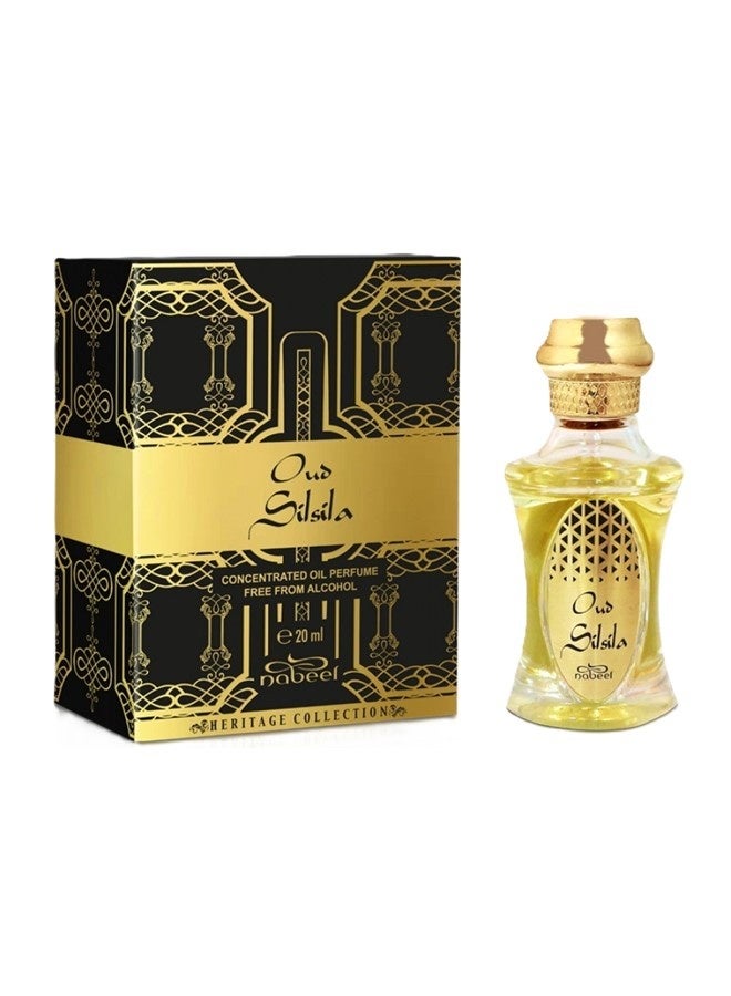 Nabeel Oud Silsila 20ml Oil Perfume A Timeless Chain of Pure Oud Luxury - Image 1