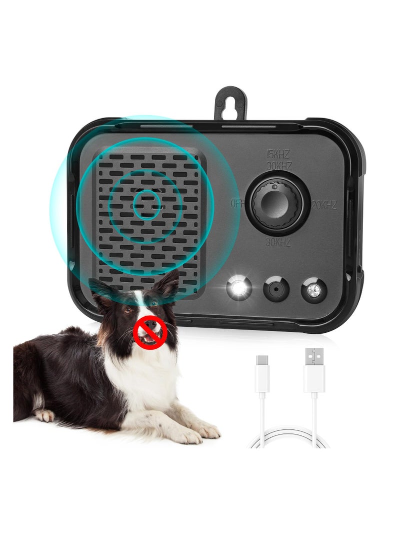 SYOSI Anti Barking Device for Dogs, Safe Dog Barking Deterrent Devices, Automatic 50 Ft Barks No More Dog Training Device Ultrasonic Bark Stopper with 3 Modes, Indoor Outdoor Stop Dog Barking Device - Image 2