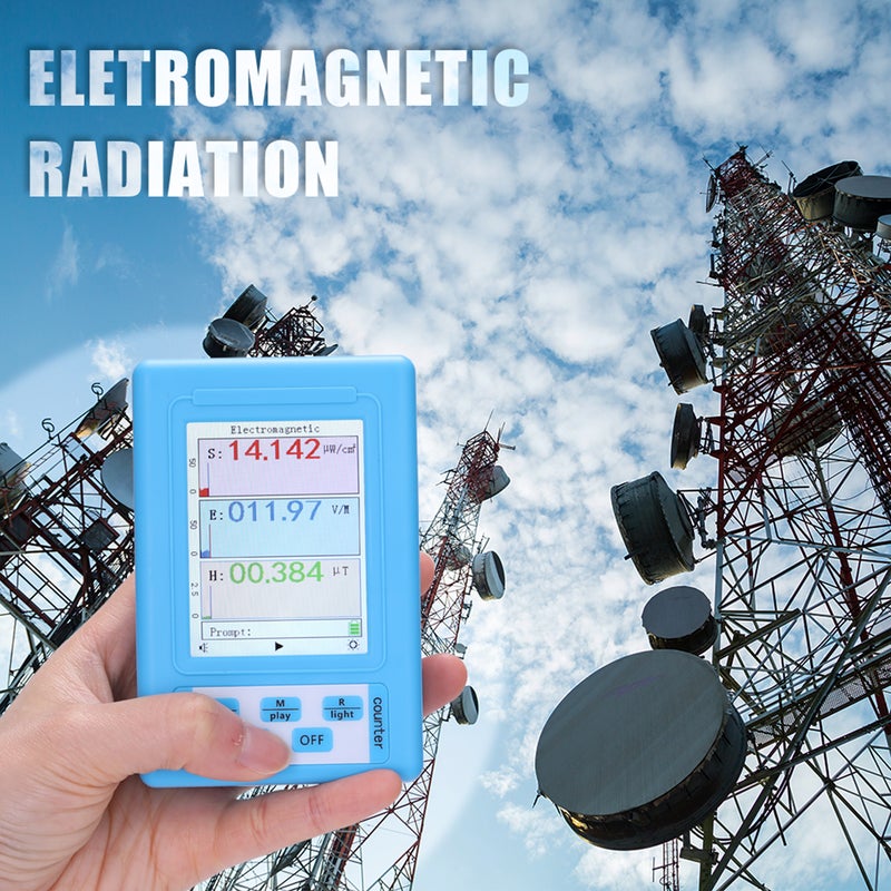BR-9A Handheld Portable Electromagnetic Radiation Detector High Accuracy Professional Semi-functional Type Electromagnetic Radiation Tester - Image 4