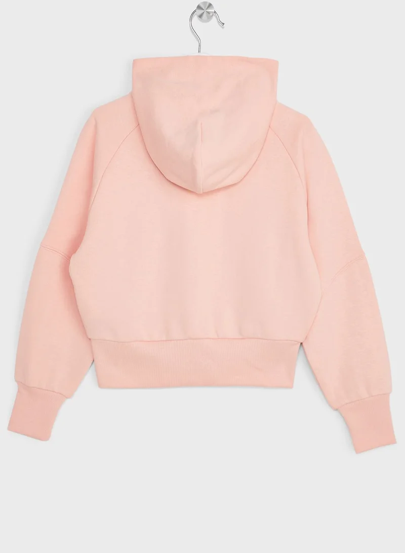 Calvin Klein Jeans Kids Logo Zip Thru Jacket