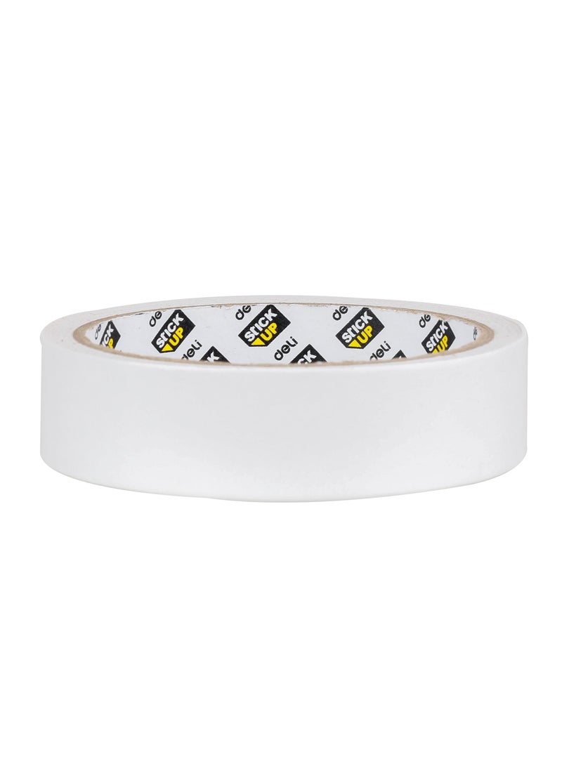 Deli E30407 Double-Sided Tape - 24mm x 10Y x 80um (1 Roll/Bag), White  - Image 2
